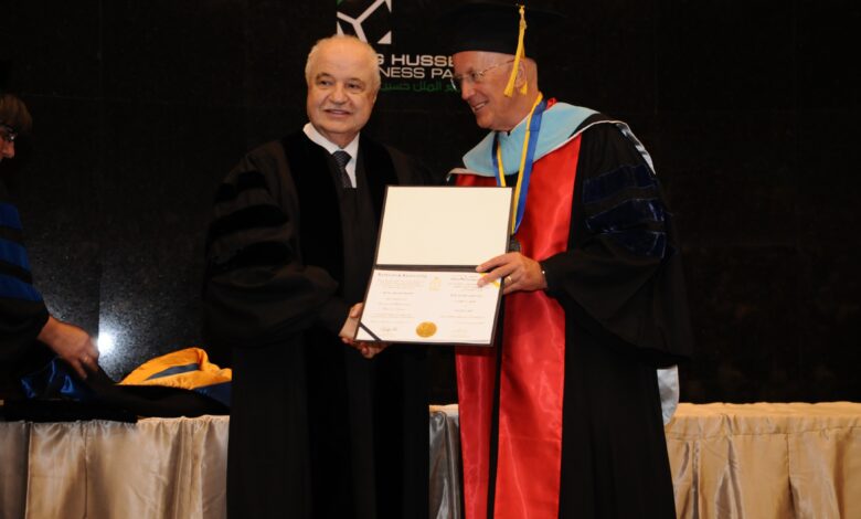 اֺلدكتوراه الفخرية في العلوم الإنسانية جامعة بيت لحم 2014