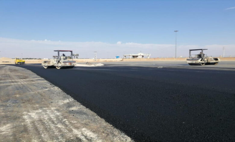 صور أرشيفية من أعمال صيانة داخل مركز حدودي